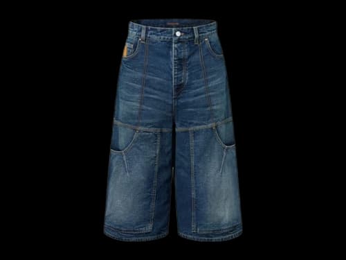 Louis Vuitton x Nigo Denim Workwear Shorts Indigo