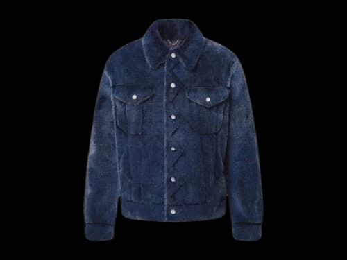 Louis Vuitton x Nigo Mink Denim Trucker Jacket Indigo