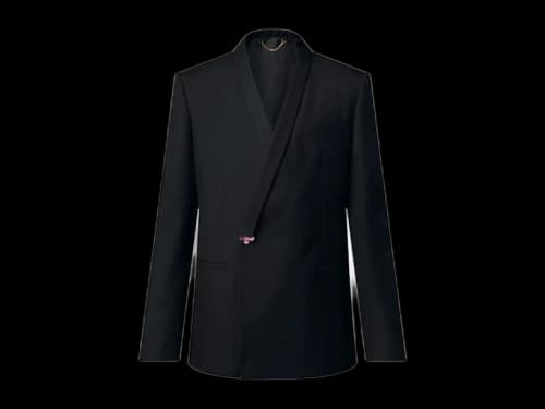 Louis Vuitton x Nigo Tailored Kimono Double-Breasted Jacket Black