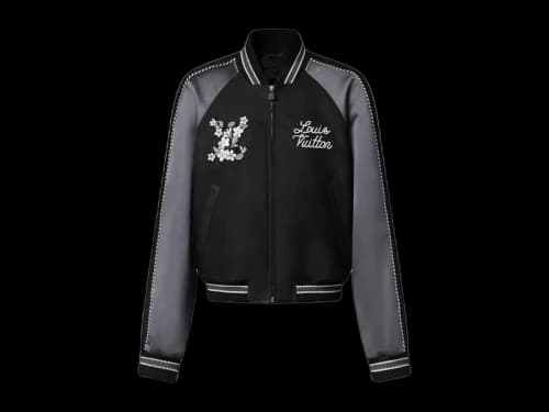 Louis Vuitton x Nigo Embellished Mix Leather Jacket Black