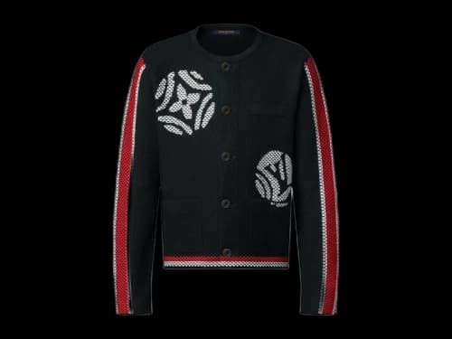 Louis Vuitton x Nigo Knitted Cotton Jacket Black