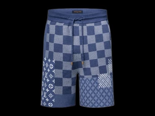 Louis Vuitton x Nigo Knitted Shorts Indigo