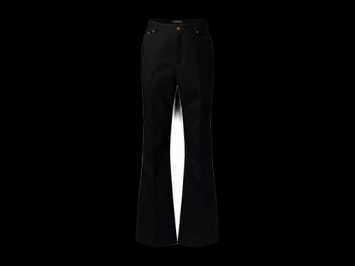 Louis Vuitton x Nigo Tailored Flared Pants Black