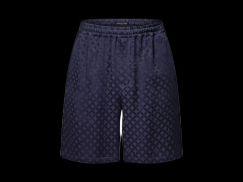 Louis Vuitton Dandy Monogram Shorts Deep Navy