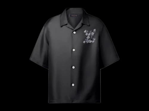 Louis Vuitton x Nigo Printed Signature Silk Shirt Black