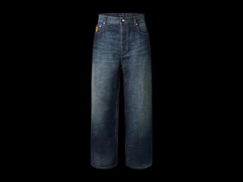 Louis Vuitton x Nigo Wide Leg Denim Pants Indigo