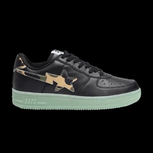 Bapesta Low 'Glow In The Dark - Camo'