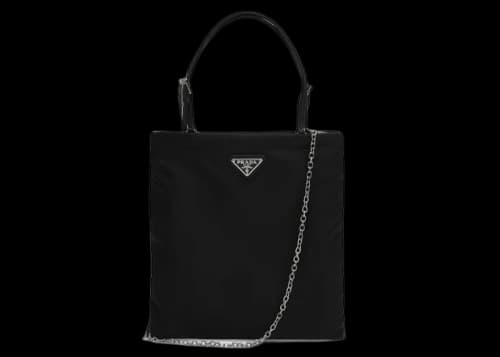 Prada Nylon Shoulder Bag Black