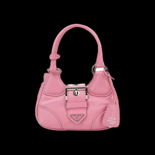 Prada 2002 Re-Edition Padded Moon Bag 'Pink'