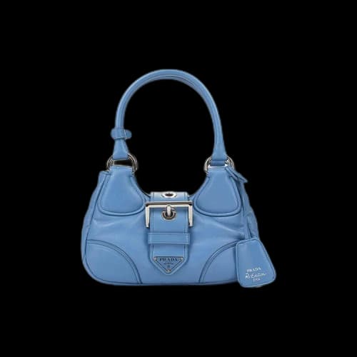 Prada 2002 Re-Edition Padded Moon Bag 'Blue'