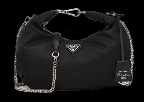 Prada Re-Edition 2006 Nylon Bag Black