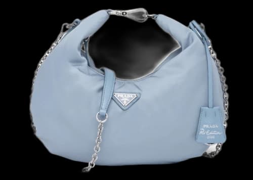 Prada Re-Edition 2006 Nylon Bag Astral Blue