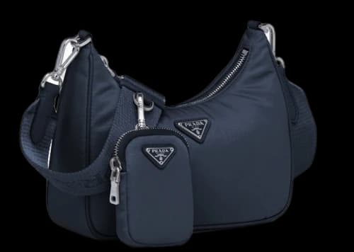 Prada Re-Edition 2005 Nylon Bag Navy