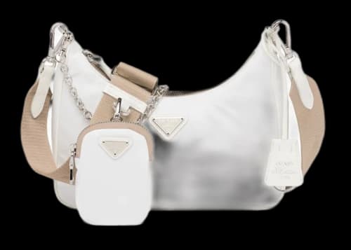 Prada Re-Edition 2005 Nylon Bag White