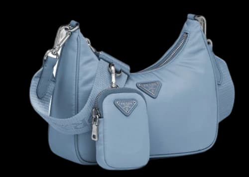 Prada Re-Edition 2005 Nylon Bag Astral Blue