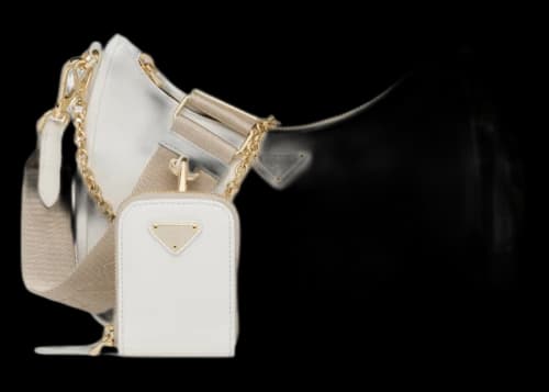 Prada Re-Edition 2005 Saffiano Leather Bag White