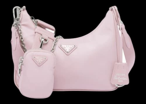 Prada 2005 Shoulder Bag Alabaster Pink