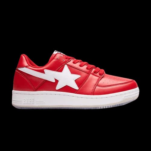 Bapesta Low 'Shark Sole - Red'