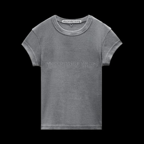 Alexander Wang Hotfix Graphic Tee 'Grey'