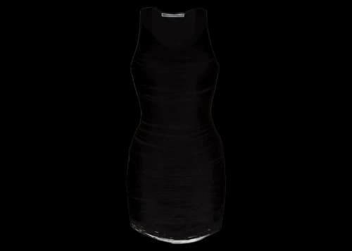 Alexander Wang Women's Fringe Tank Dress Black