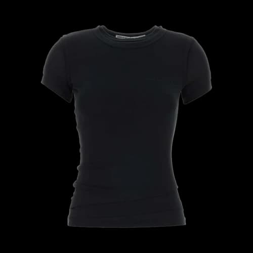Alexander Wang Layered Short-Sleeve Top 'Black'