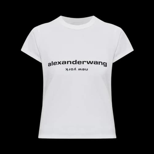 Alexander Wang Hotfix Logo Tee 'White'