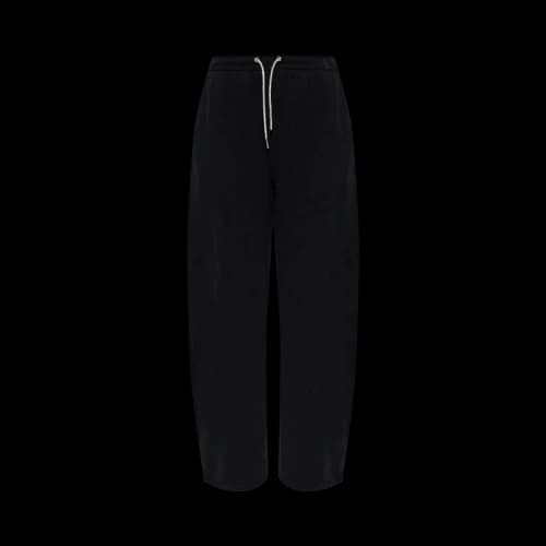 Alexander Wang Rhinestone-Drawstring Track Pants 'Black'
