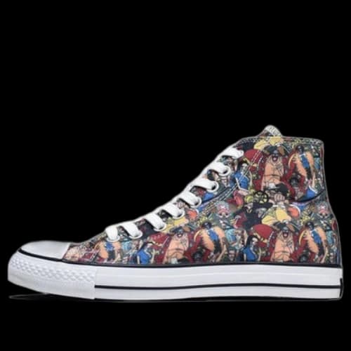 One Piece x Converse Chuck Taylor All Star 100 PT HI Canvas Shoes Multicolor