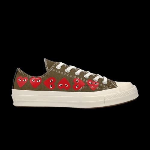 Converse Comme des Garçons Play x Chuck 70 Low Top 'Multi Heart'