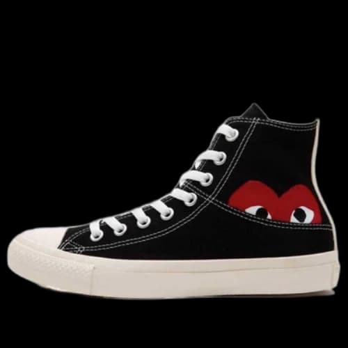 Converse x COMME des GARCONS Chuck 70 Hi Half Logo 'Black Red'