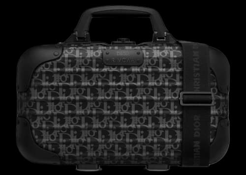 Dior x RIMOWA Carry-On Case Aluminium Dior Oblique Black