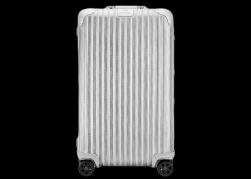 Dior x RIMOWA 4-Wheel Large Suitcase Aluminium Dior Oblique Silver