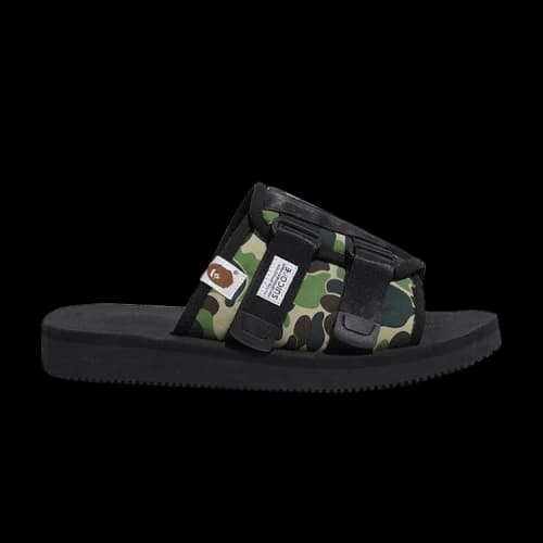 BAPE A Bathing Ape x Suicoke Sandal 'Black Camo'