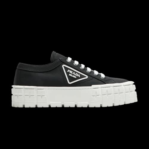 Prada Gabardine Wheel Platform 'Black' (Women's)