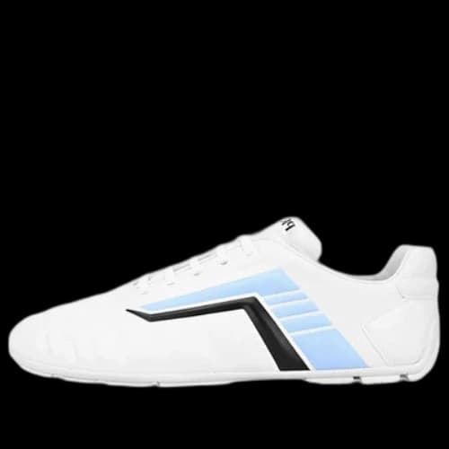 PRADA Rev Lace-Up Sneakers 'White Blue' (Women's)