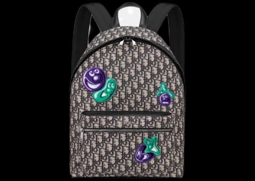 Dior x Kenny Scharf Rider Backpack Beige/Black