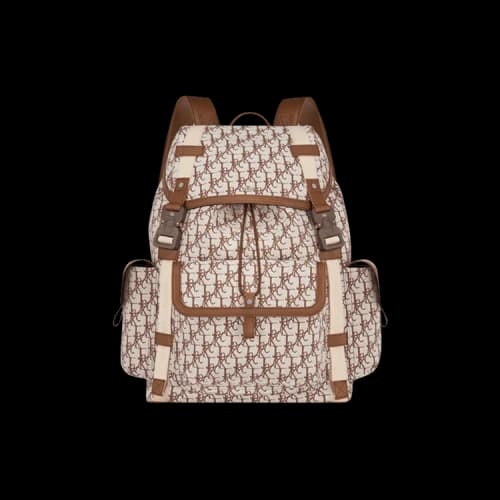 Dior x Cactus Jack Oblique Jacquard Hit The Road Backpack 'Coffee'