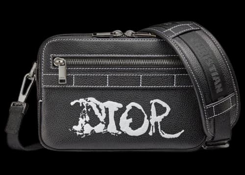 Dior x Peter Doig Safari Messenger Bag Black