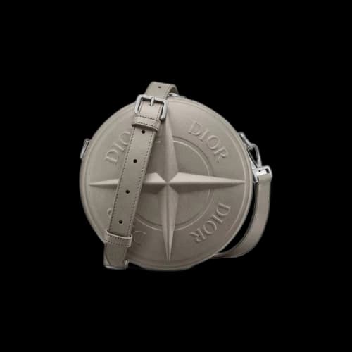 Dior x Stone Island Round Bag 'Grey'