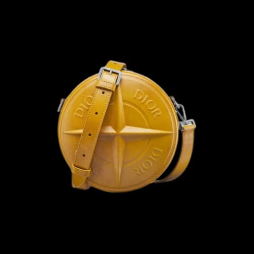 Dior x Stone Island Round Bag 'Yellow'
