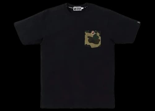 BAPE 1st Camo Pocket Tee Green/Black