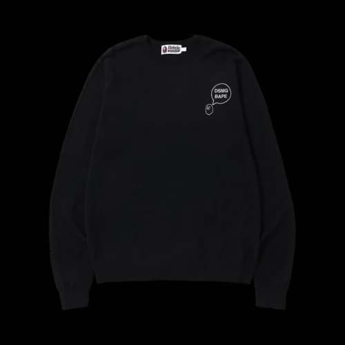 BAPE x DSMG Knit Crewneck 'Black'