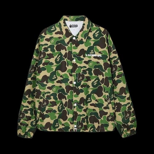 BAPE Abc Relaxed Coach Jacket 'Green'
