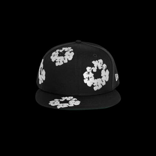 Denim Tears x New Era 59/50 Wreath Fitted Hat 'Black'