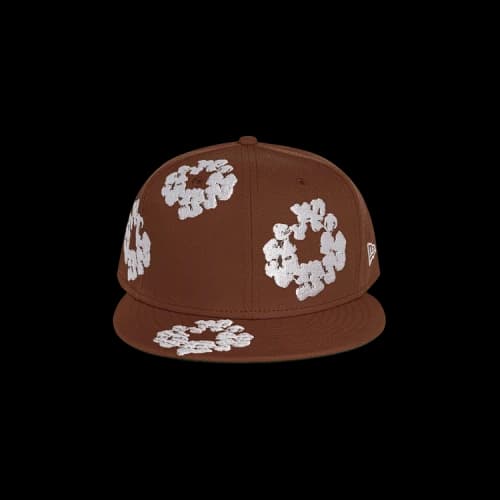 Denim Tears x New Era 59/50 Wreath Fitted Hat 'Brown'