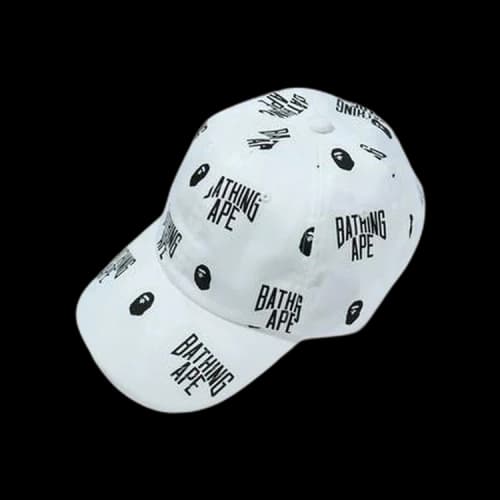 BAPE Monogram Panel Cap 'White'