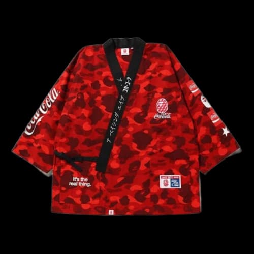 A BATHING APE BAPE x Coca Cola Unisex Jacket Red