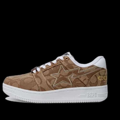 A BATHING APE Bape Sta x Coach 'Brown'