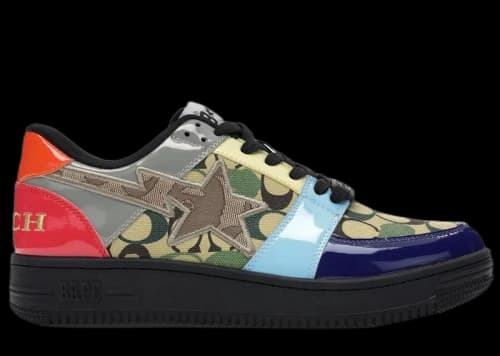 A Bathing Ape Bape Sta Low Coach Multi