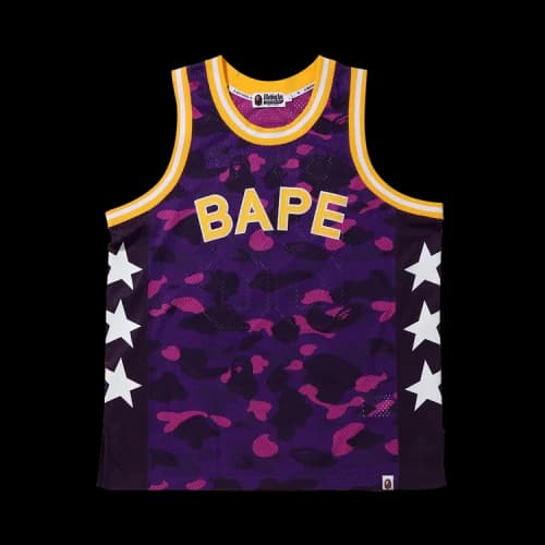 BAPE Color Camo Bape Basketball Tank Top 'Purple'
